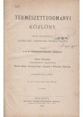Entz Géza,Paszlavszky József,Wartha Vincze - Természettudományi Közlöny 1894 január-december - 26. kötet