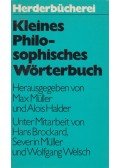 Halder, Alois,Müller, Max - Kleines Philosophisches Wörterbuch