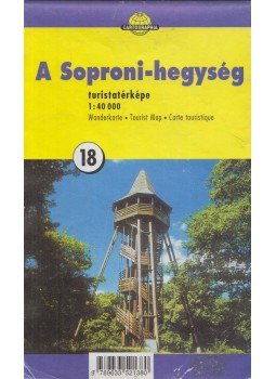  - A Soproni-hegység turistatérképe 1: 40 000, Budapest 0 antikvár könyv