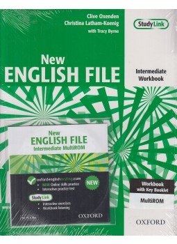 Clive Oxenden, Christina Latham-Koenig, Byrne, Tracy - New English File - Intermediate Workbook - Workbook with key + MultiROM Clive Oxenden, Christina Latham-Koenig, Byrne, Tracy - New English File - Intermediate Workbook - Workbook with key + MultiROM, Oxford-New York 2017 antikvár könyv