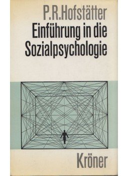Peter R. Hofstatter - Einführung in die Souialpsychologie, Stuttgart 1966 antikvár könyv