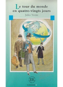 Jules Verne - Le tour du monde en quatre-vingts jours - Easy Readers B Jules Verne - Le tour du monde en quatre-vingts jours - Easy Readers B, Copenhagen 2000 antikvár könyv
