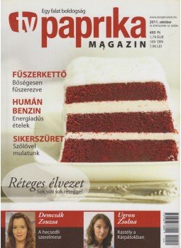 Zsigmond Gábor - TV paprika magazin 2011. október Zsigmond Gábor - TV paprika magazin 2011. október, Budapest 2011 antikvár könyv