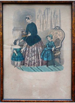 Tyroler József - Kézzel színezett divatkép (1846), Pest 1846 antikvár könyv