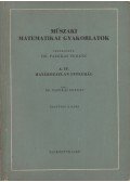Fazekas Ferenc - Műszaki matematikai gyakorlatok A. IV.