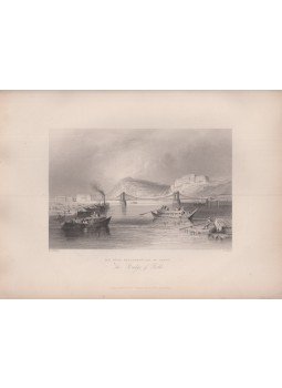 Bartlett, William Henry (metszetek), Wolff, Oscar Ludwig (szöveg) - William Henry Bartlett acélmetszetű látképei és néprajzi metszetei (1843), Lipcse 1843 antikvár könyv