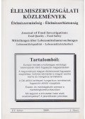 Molnár Pál - Élelmiszervizsgálati Közlemények LV. kötet 2009/1. füzet
