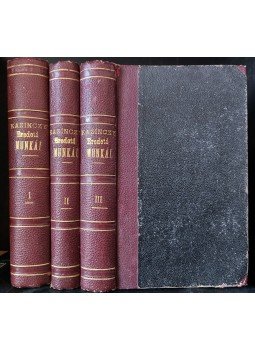 Kazinczy Ferenc - Kazinczy Ferencz’ Eredeti munkái: Levelek I–III. kötet, Buda 1842 antikvár könyv