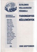G. Márkus György - Tudományos közlemények 22. 2009. szeptember