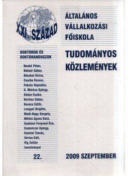 G. Márkus György - Tudományos közlemények 22. 2009. szeptember, Budapest 2009 antikvár könyv