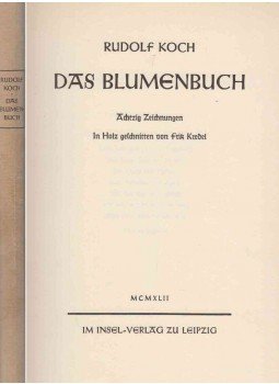 Rudolf Koch, Fritz Kredel - Das Blumenbuch, Leipzig 1942 antikvár könyv