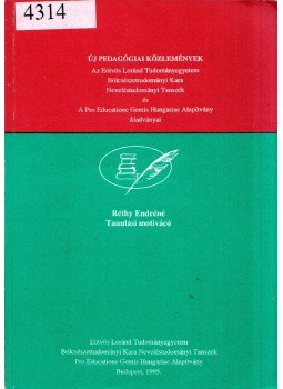 Réthy Endréné - Tanulási motiváció, Budapest 1995 antikvár könyv