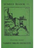 Tölgyesi József - Vázsonyi Miklós Emlékezete