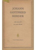 Herder, Johann Gottfried - Eine Auswahl aus seinen Werken