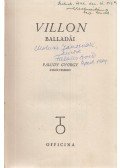 Villon, François,Faludy György - Villon balladái Faludy György átköltésében (dedikált)