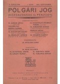 Nyulászi János - Polgári jog X. évfolyam 7. szám 1934. szeptember