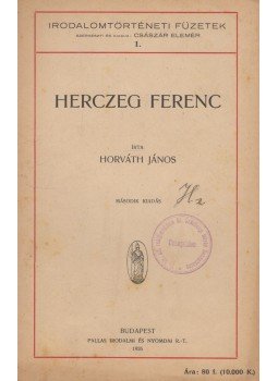 Szerb Antal - A magyar újromantikus dráma, Budapest 1927 antikvár könyv