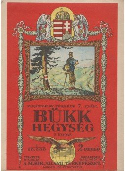  - Kirándulók térképe 7. szám - Bükk hegység 1:50 000,  0 antikvár könyv