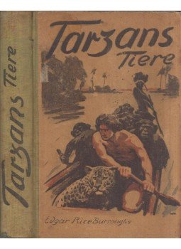 Edgar Rice Burroughs - Tarzans Tiere, Stuttgart 1924 antikvár könyv