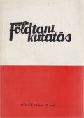 Fülöp József - Földtani kutatás 1973/1-2.