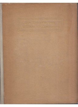 - Die Sonette von William Shakespeare, Leipzig 1902 antikvár könyv