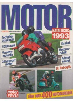 Tóthmátyás Tibor - Motor katalógus 1993, Budapest 1993 antikvár könyv
