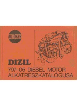  - DIZIL 797-05 diesel motor alkatrészkatalógusa,  0 antikvár könyv