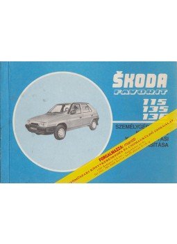  - Skoda Favorit -115S, 115L, 135L, 135 LS, 136L, 136 LS,  0 antikvár könyv