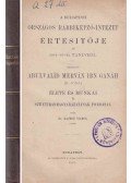 Bacher Vilmos dr. - Abulvalid Mervan Ibn Ganah