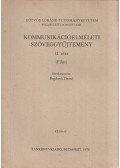 Bujdosó Dezső - Kommunikációelméleti szöveggyűjtemény II.
