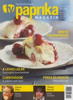 Zsigmond Gábor - TV paprika magazin 2012. június Zsigmond Gábor - TV paprika magazin 2012. június, Budapest 2012 antikvár könyv