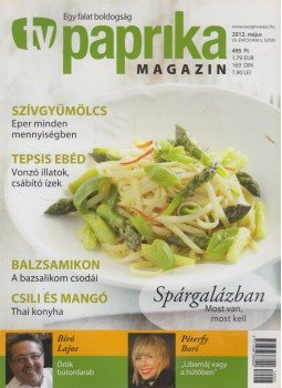 Zsigmond Gábor - TV paprika magazin 2012. május Zsigmond Gábor - TV paprika magazin 2012. május, Budapest 2012 antikvár könyv