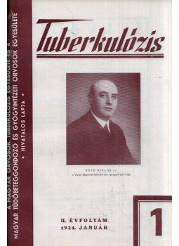 Pekanovich István - Tuberkulózis 1934. (teljes évfolyam) Pekanovich István - Tuberkulózis 1934. (teljes évfolyam), Budapest 1934 antikvár könyv