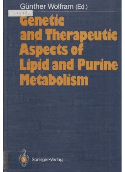 Günther Wolfram - Genetic and Therapeutic Aspects of Lipid and Purine Metabolism, Berlin 1989 antikvár könyv