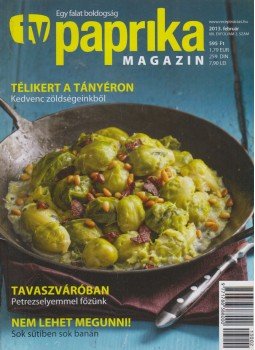 Zsigmond Gábor - TV paprika magazin 2013. február Zsigmond Gábor - TV paprika magazin 2013. február, Budapest 2013 antikvár könyv