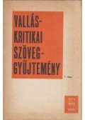 Gecse Gusztáv - Valláskritikai szöveggyűjtemény I. rész