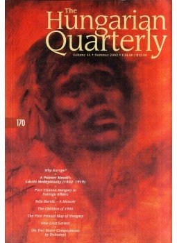 Vajda Miklós - The Hungarian Quarterly 170 Volume 44 Summer 2003, Budapest 2003 antikvár könyv