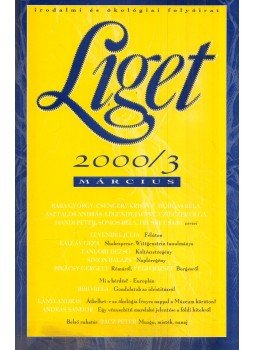 Levendel Júlia - Liget 2000/3 Levendel Júlia - Liget 2000/3, Budapest 2000 antikvár könyv