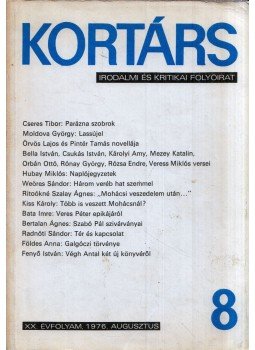 Kovács Sándor Iván - Kortárs 1976, XX. évf. 9. szám Kovács Sándor Iván - Kortárs 1976, XX. évf. 9. szám, Budapest 1976 antikvár könyv