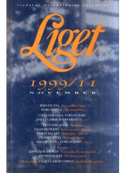 Levendel Júlia - Liget 1999/11 Levendel Júlia - Liget 1999/11, Budapest 1999 antikvár könyv