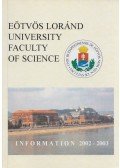 Csempesz Ferenc - Eötvös Lóránd University Faculty of Science Information 2002 - 2003