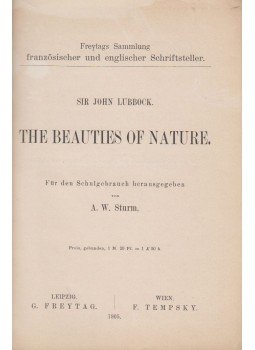 Lubbock, Sir John - The Beauties of Nature Lubbock, Sir John - The Beauties of Nature, Leipzig 1905 antikvár könyv