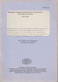 Egri Péter - European origins and american originality: The case of drama