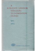 Eckhardt Sándor,Gyenes György - A Korányi Sándor Társaság tudományos ülései XIV. 1975