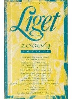 Levendel Júlia - Liget 2000/ 4 Levendel Júlia - Liget 2000/ 4, Budapest 2000 antikvár könyv