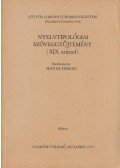 Havas Ferenc - Nyelvtipológiai szöveggyűjtemény (XIX. század)