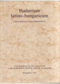  - Psalterium latino-hungaricum