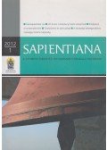 Patsch Ferenc - Sapientiana 2012/1.