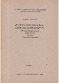 Antal László - Modern nyelvelméleti szöveggyűjtemény IV. (Első és második kötet)