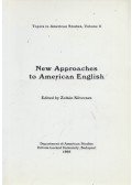 Kövecses Zoltán - New Approaches to American English